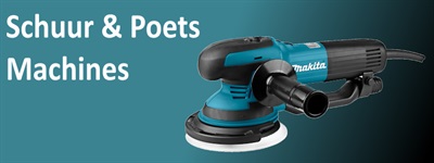 Schuur en poets machines