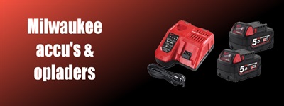 Milwaukee accu's en opladers